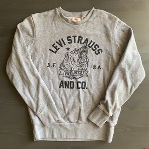 comfy cozy levi’s sweatshirt